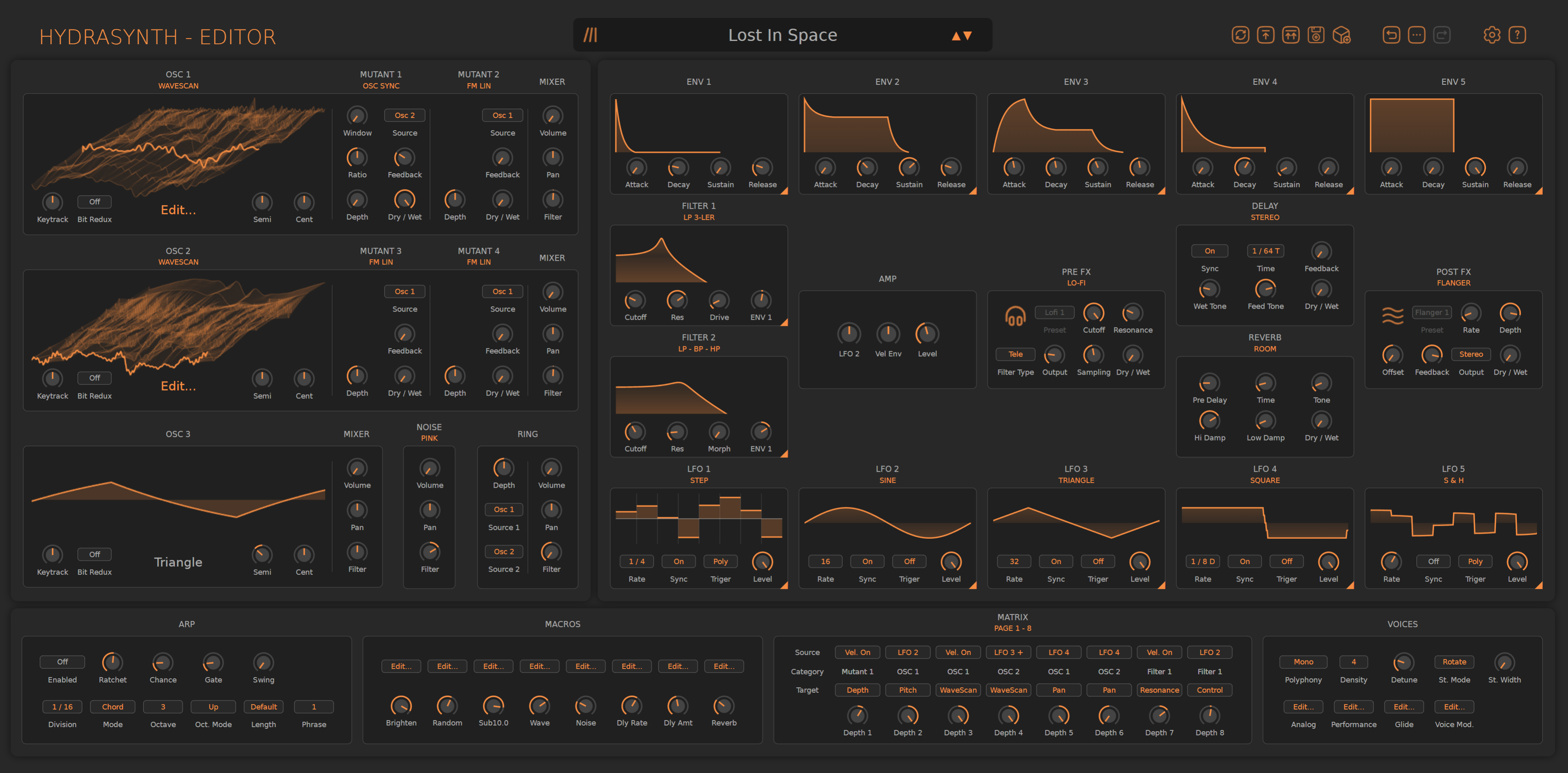 Synthmad - Hydrasynth Editor